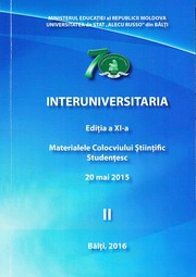 Cover of: ``Interuniversitaria``, colocviul şt. studenţesc (11 ; 2015 ; Bălţi). Interuniversitaria : Materialele Colocviului Şt. Studenţesc, 20 mai 2015, ed. a 11-a. Vol.2