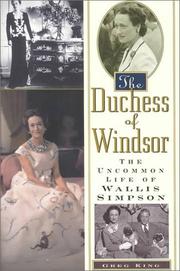Cover of: The Duchess Of Windsor: The Uncommon Life of Wallis Simpson