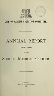 Cover of: [Report 1925] | Cardiff (Wales). County Borough & Port Council