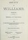 Cover of: County of Williams, Ohio, historical and biographical