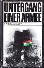 Cover of: Untergang einer Armee by 