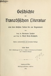 Cover of: Geschichte der französischen Literatur von den ältesten Zeiten bis zur Gegenwart.