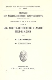 Cover of: Die mittelalterliche plastik Hildesheims