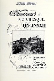 Cover of: Kraemer's picturesque Cincinnati.