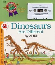 Cover of: Dinosaurs Are Different (Book & Audiocassette)