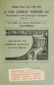 Retail price list by J. Van Lindley Nursery Co. (Pomona, N.C.)