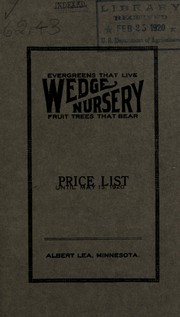 Cover of: Price list