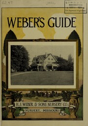 Cover of: Weber's guide by H.J. Weber & Sons Nursery Company