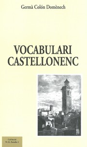 Cover of: Vocabulari castellonenc