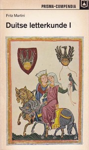 Cover of: Duitse Letterkunde I