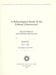 Cover of: A palynological study of the Liabeae (Asteraceae)