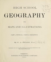 Cover of: High school geography: Part I, physical; part II, descriptive