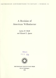Cover of: A revision of American Velloziaceae