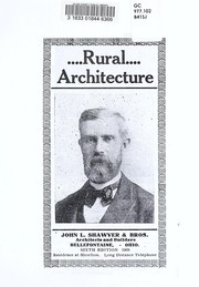 Rural architecture by John L. Shawver