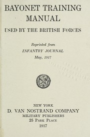 Bayonet training manual used by the British forces