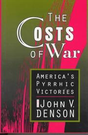 Cover of: The Costs of War by John Denson