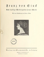 Cover of: Franz von Stuck: acht farbige Wiedergaben seiner Werke
