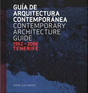 Cover of: Tenerife 1962-2006 : guia de arquitectura contemporánea