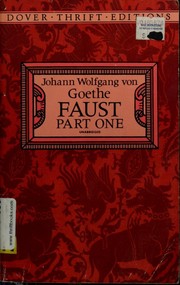 Cover of: Faust.