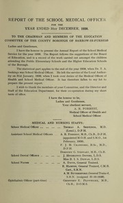 Cover of: [Report 1938] by Barrow-in-Furness (England). County Borough Council