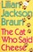 Cover of: The cat who said cheese