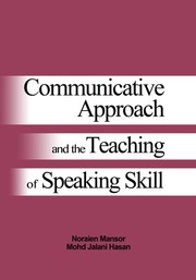 Cover of: Communicative Approach and the Teaching of Speaking Skill | 