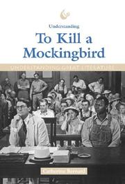 Cover of: Understanding to kill a mockingbird