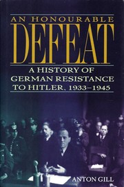 Cover of: An Honourable Defeat