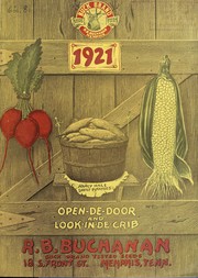 Cover of: 1921 [catalog] by R.B. Buchanan (Firm)