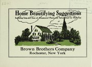 Cover of: Home beautifying suggestions: including lists and sizes of ornamental plants and information for their use
