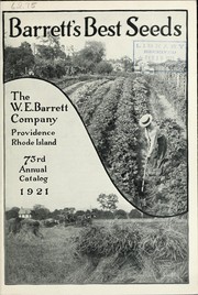 Cover of: Barrett's best seeds: 73rd annual catalog 1921