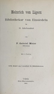 Heinrich von Ligerz by Gabriel Meier