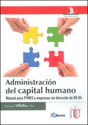 Cover of: Administración del capital humano : manual para PYMES y empresas sin dirección de RR.HH: