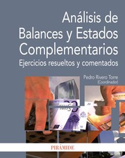 Cover of: Análisis de balances y estados complementarios : ejercicios resueltos y comentados