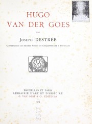 Hugo van der Goes by Joseph Destrée