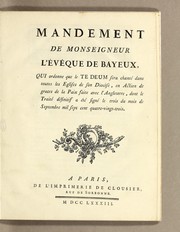 Cover of: Mandement