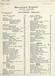 Cover of: Broadview Nursery [price list]