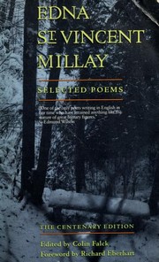 Cover of: Edna St. Vincent Millay by Edna St. Vincent Millay