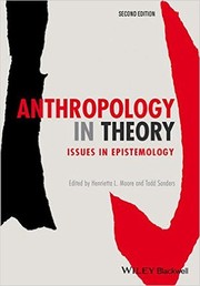 Cover of: Anthropology in theory : issues in epistemology. - 2. ed.