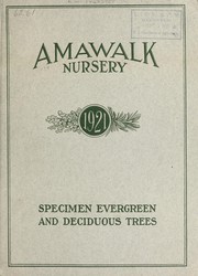 Cover of: Specimen evergreen and deciduous trees: 1921