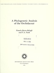 Cover of: A phylogenetic analysis of the Orchidaceae