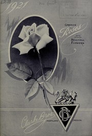 Cover of: 1921 Oregon roses and other beautiful flowers