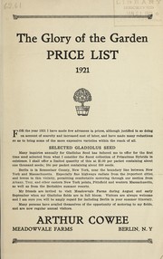 Cover of: The glory of the garden: price list 1921