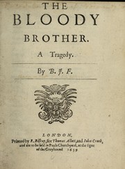 Cover of: The bloody brother by John Fletcher