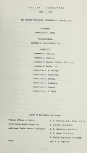 Cover of: [Report 1968]