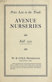 Cover of: Price list to the trade: Fall 1921