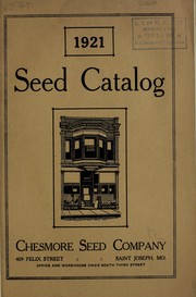 Cover of: 1921 seed catalog
