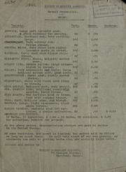 Cover of: Retail price list [of] bulbs