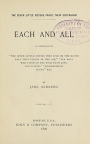 Cover of: Each and all