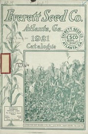 Cover of: 1921 catalogue | Everett Seed Company